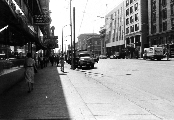 Ludlow St. looking south from Third 1959